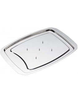 KGEZW Stainless Steel Turkey Dish Roast Chicken Plate Rack Bakeware Tray Barbecue Baking Molds Color : As Shown Size : One Size - B2858FQS0