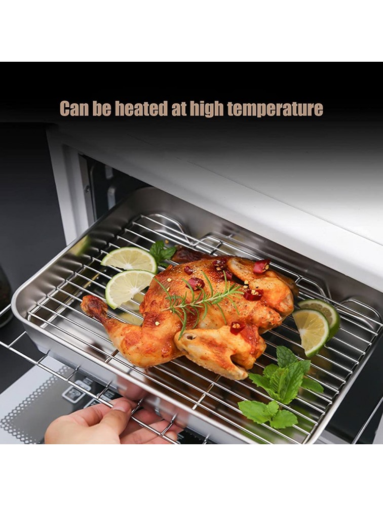 Non Stick Tray Baking Pan Exquisite with Cover for Dining Room for KitchenS - B6UZLYW4O