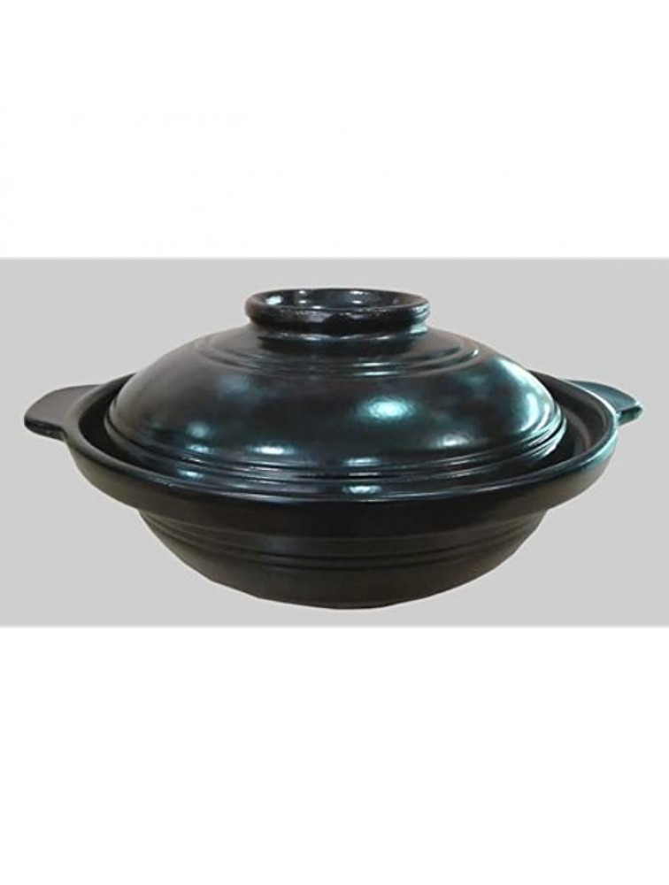 Black Casserole Clay Pot 40 oz - BTPE7WDYA