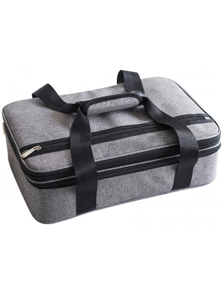 Insulated Double Casserole Carrier Padded Lasagna Holder Expandable Hot And Cold Thermal Tote Bag Casserole Dishes Travel Bag For Picnic Potluck Beach Day Trip Camping Hiking - BWGM97EOZ