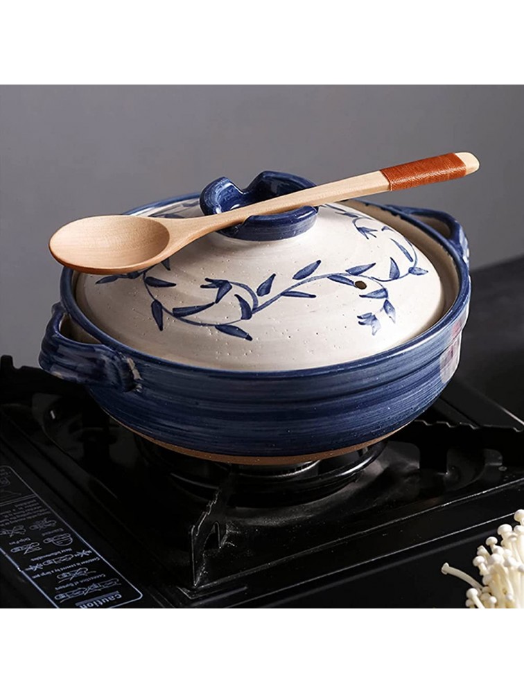 Japanese Clay Pot Hot Pot Clay Pots Earthenware Clay Pot Retro Japanese Style Ceramic Stew Pot Clay Casserole Household-A 1.2L - BJK9POEPT
