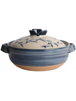 Japanese Clay Pot Hot Pot Clay Pots Earthenware Clay Pot Retro Japanese Style Ceramic Stew Pot Clay Casserole Household-A_1.2L - B92XWEC0S