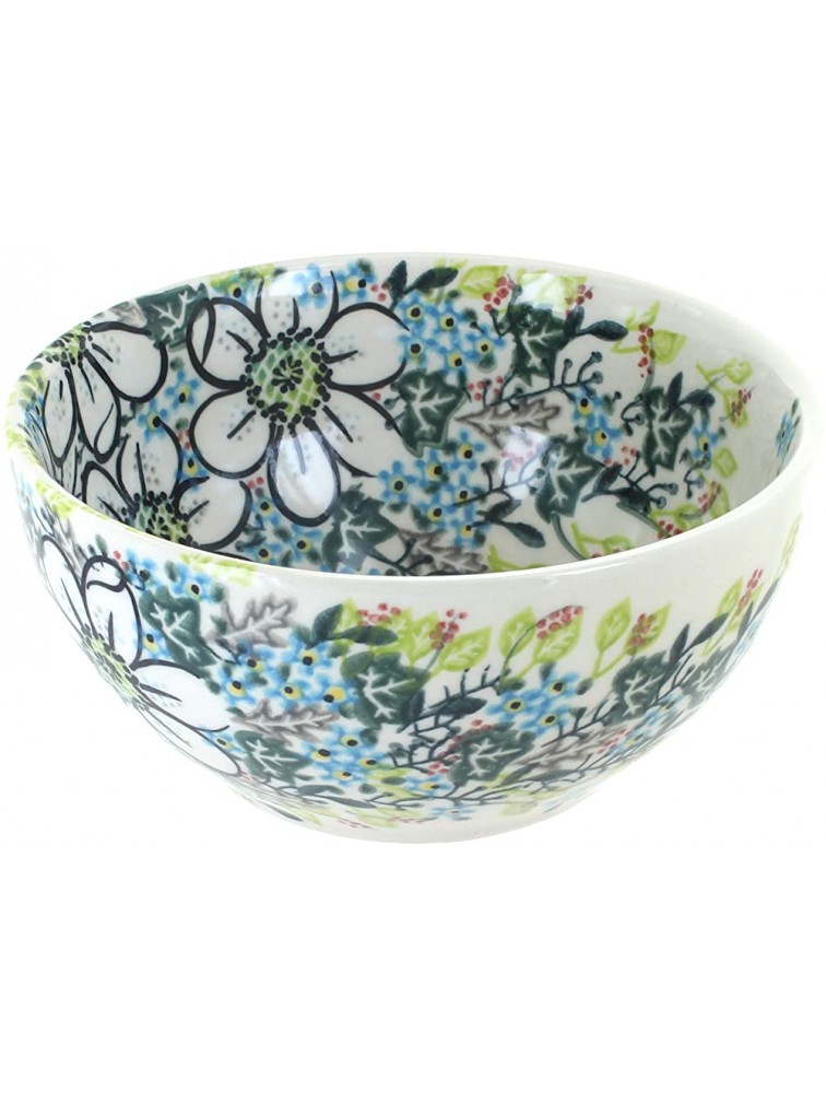 Blue Rose Polish Pottery Ariel Cereal Bowl - B268CW91U