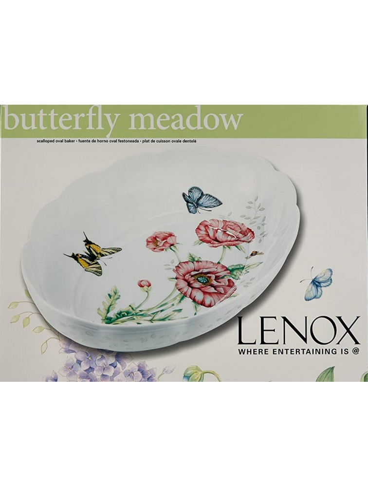 Lenox 6084024 Butterfly Meadow Oval Baker - BUDRUB01Z