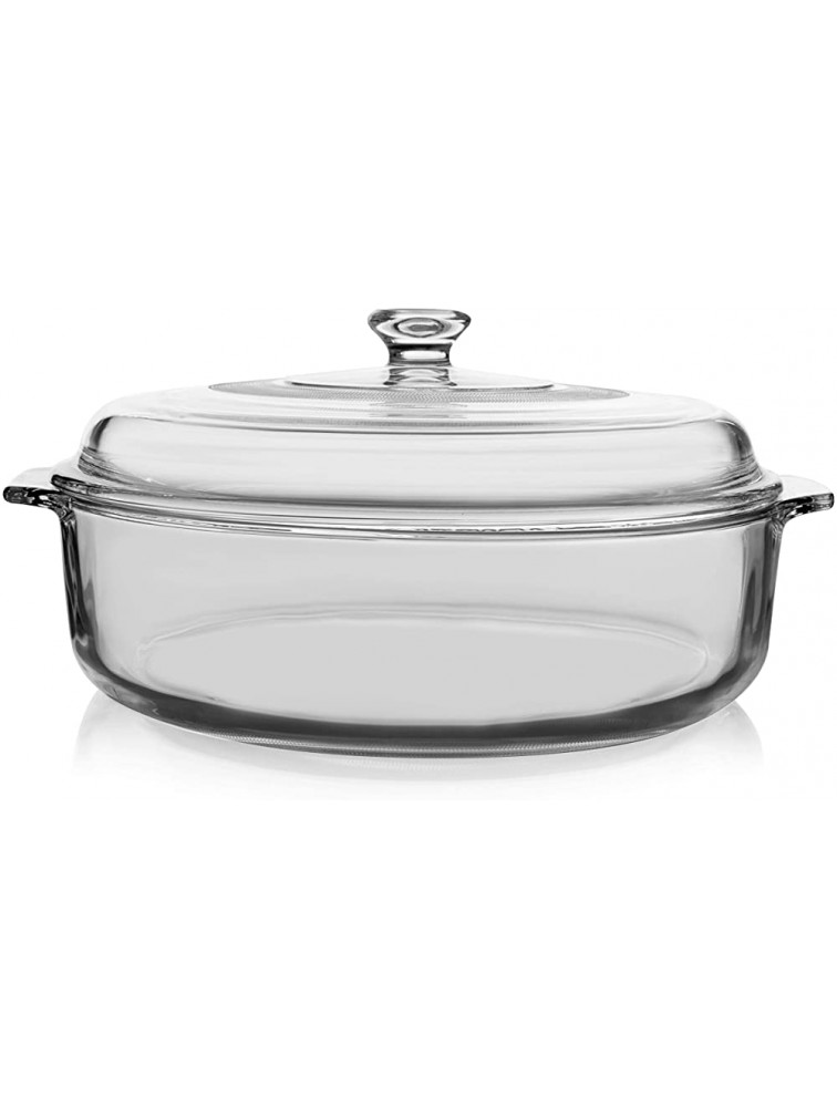 Libbey Baker's Basics Glass Casserole Dish with Cover 3-quart - BCRCK1WUR