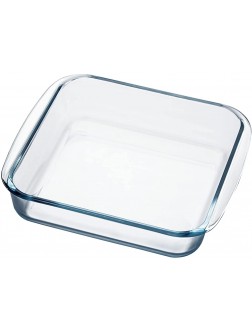 NUTRIUPS Glass Baking Dish for Oven Square Baking Pan Glass Brownies Pans Oven Glass Pan Glass Pans for Baking 8.5x8.5 Inches - B90ROJYJ8