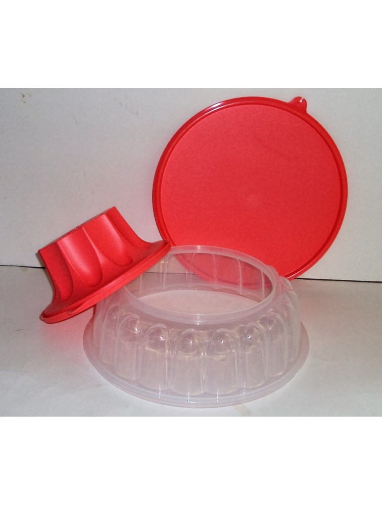 Tupperware JelRing with Red seal and Base - BC07QNRKO