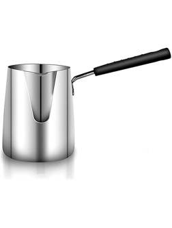 Butter Coffee Milk Warmer Mini Butter Melting Pot Turkish Coffee Warmer and Butter Melting Pot Stainless Steel 12-Ounce Capacity 350ML - BCO235I5D