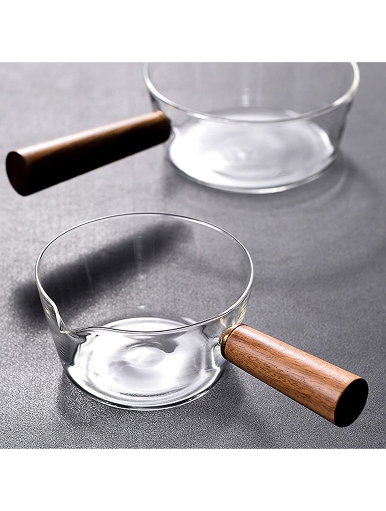 Glass Butter Warmer Multi-Functional Milk Pans Mini Soup Pans Butter Warmer Milk Pans Soup Pot Coffee Pot Glass Material - BHPZQCJ2U