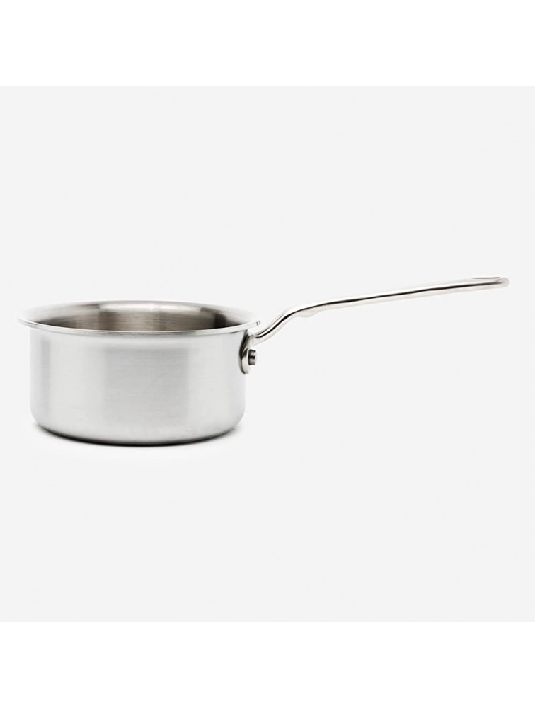 Made In Cookware 3 4 Quart Butter Warmer Stainless Clad 5 Ply Construction Induction Compatible Made in Italy Professional Cookware - B32RH67K6