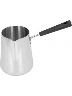 Tgoon Milk Pan Rustproof Stainless Steel Butter Warmer Surface Easy Pouring for Cooking - BDRVK2DPO
