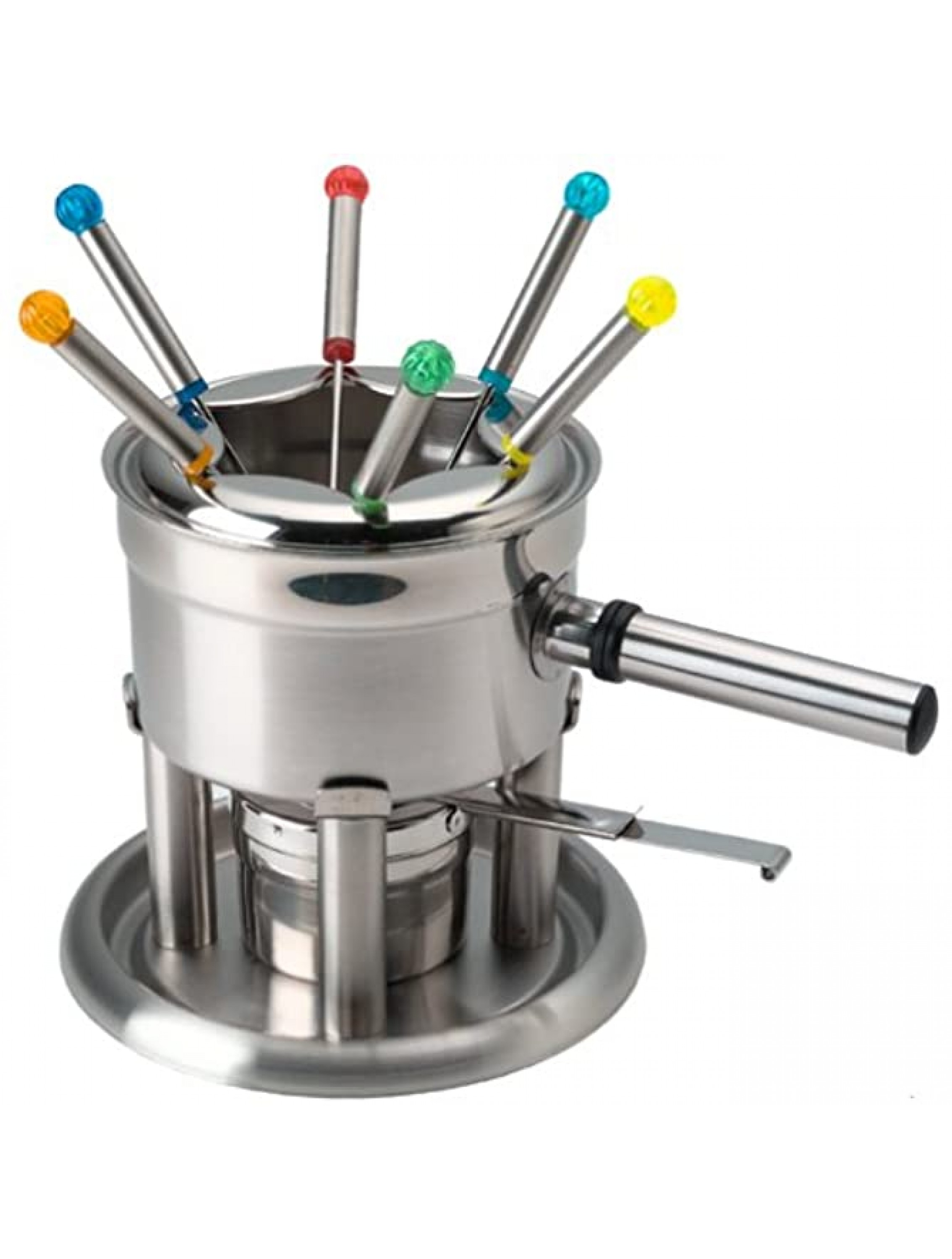 Hoffritz Stainless Steel Fondue Set With 6 Forks - B3W8K58MO