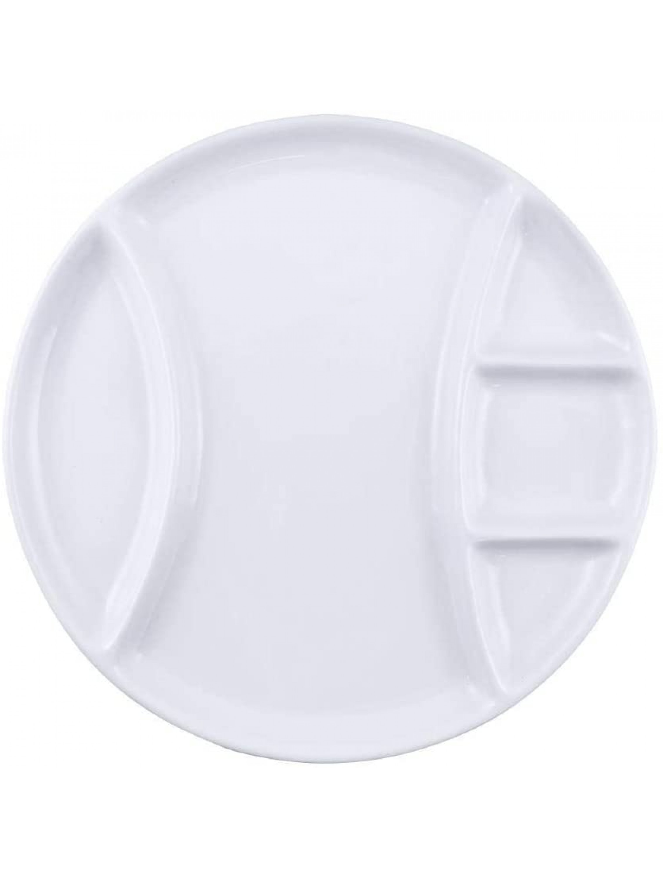 Swissmar Set of 4 White Fondue Plates F 77105 - B5CJMYQ6T