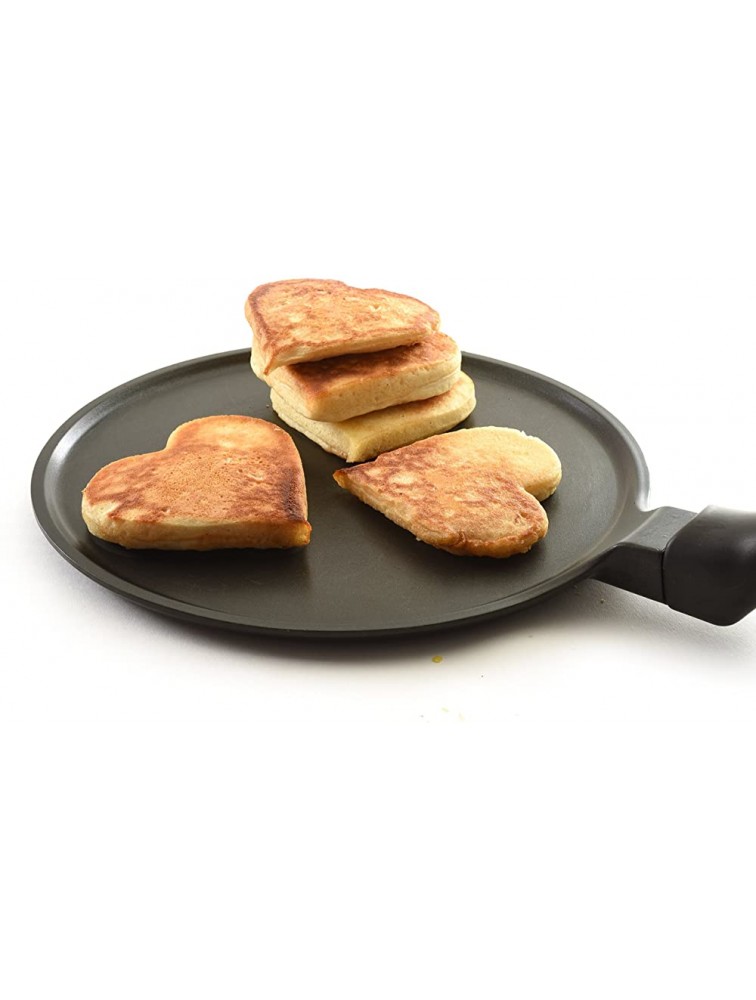 Norpro Nonstick Heart Pancake Egg Rings Set of 2 - BXMA2B2AJ