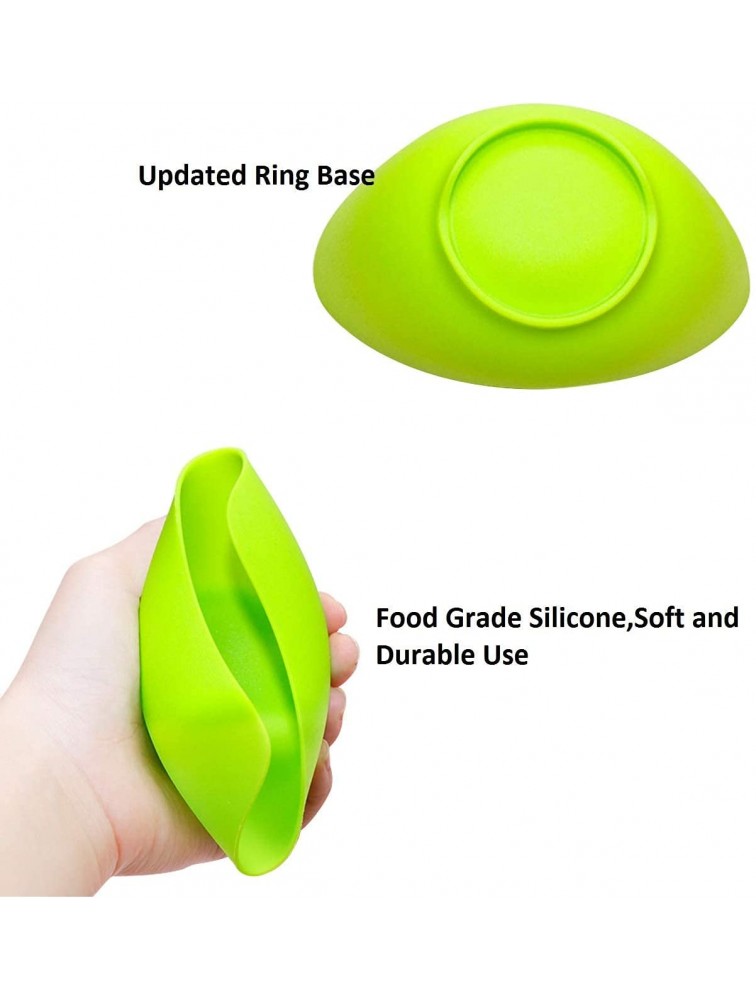 Poached Egg Cooker Silicone Egg Poacher Cups with Ring Standers Non Stick Egg Poaching Cup for Microwave or Stovetop Egg Cooking Gift Box Packaging 4 Pack Extra Oil Brush Included - BF143MRYX