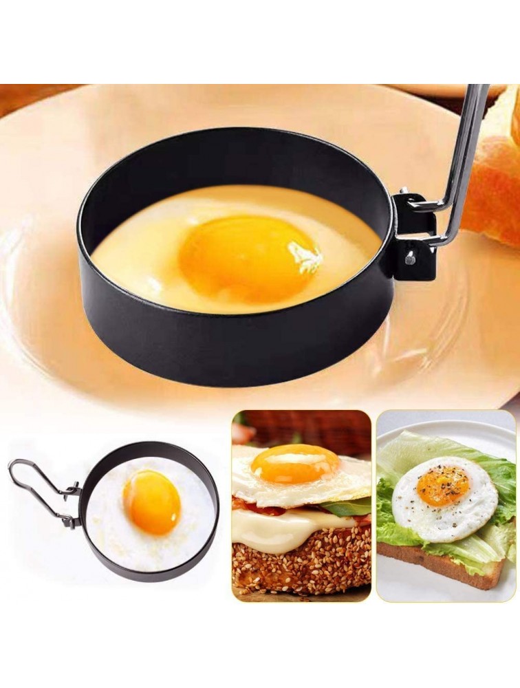 YEVIOR Egg Ring,4 Pack Round Breakfast Household Mold Tool Cooking,Round Egg Cooker Rings For Frying Shaping Cooking Eggs,Egg Maker Molds… - BZ0BZMPKN