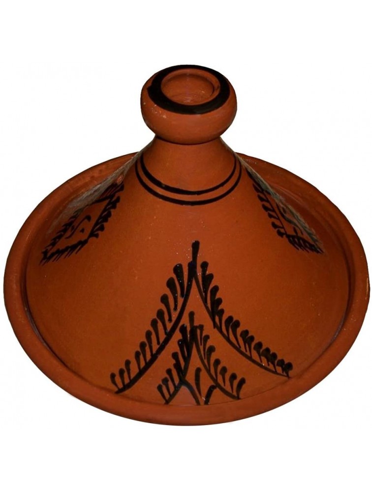 Moroccan Cooking Tagine Handmade 100% Lead Free Safe Large 12 inches Across Traditional - B1IRT3LQZ