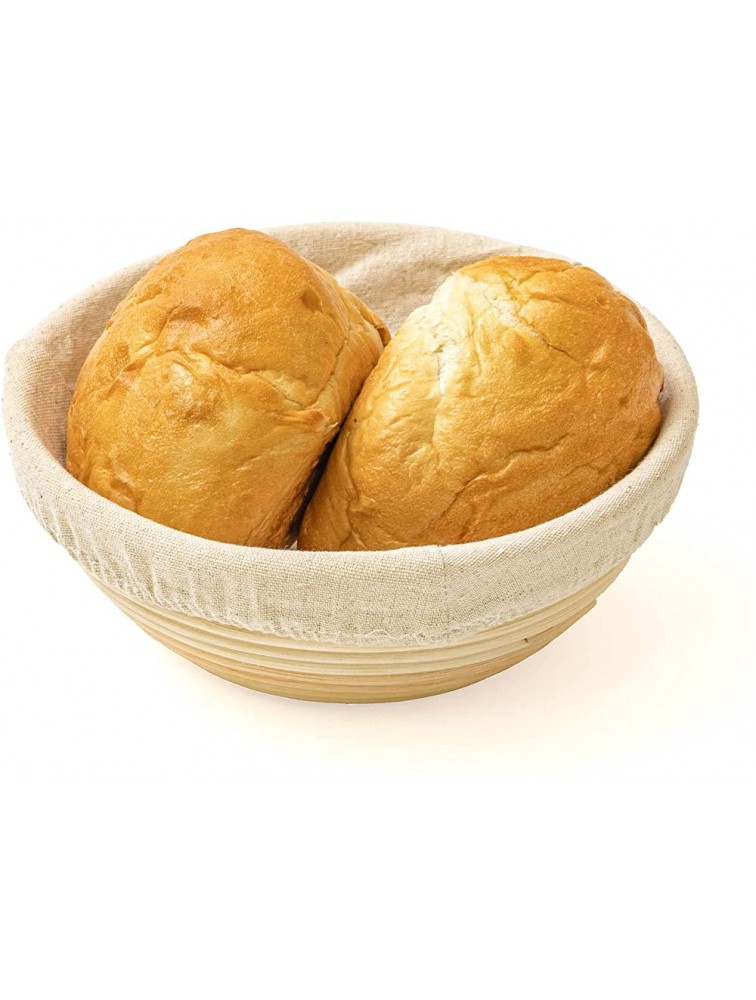 Bread Proofing Baking Basket with Scraper for Breadmaking by Blue Ridge Basket Company - B8SLVTA5F