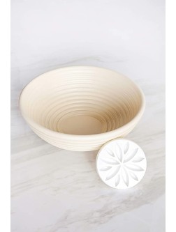 Talisman Designs Decorating Embosser | 9-Inch Warmer Basket | Dough Proofing Box Bowls | Create Perfect Crust & Shaped Bread Loaves - B0GAFRKPJ