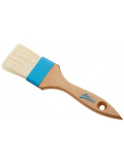 Ateco Harold Import Co Wooden Handled Brush 2" Wide White - BGIWU791I