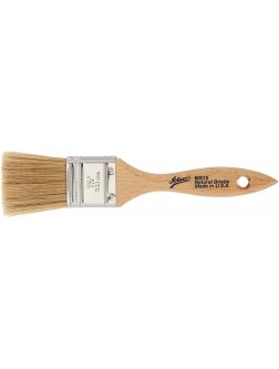 Ateco Pastry Brush 1.5-Inch Wide Head with Natural White Boar Bristles Stainless Steel Ferrule & Wood Handle - BYWKCR7JV