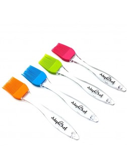 Silicone Basting & Pastry Brushes by AdeptChef Great for BBQ Meat Cakes & Pastries – Heatproof Flexible & Dishwasher Safe EASY Clean Food Grade BPA Free BUY YOUR SET OF 4 TODAY! - BW6WYUCB9