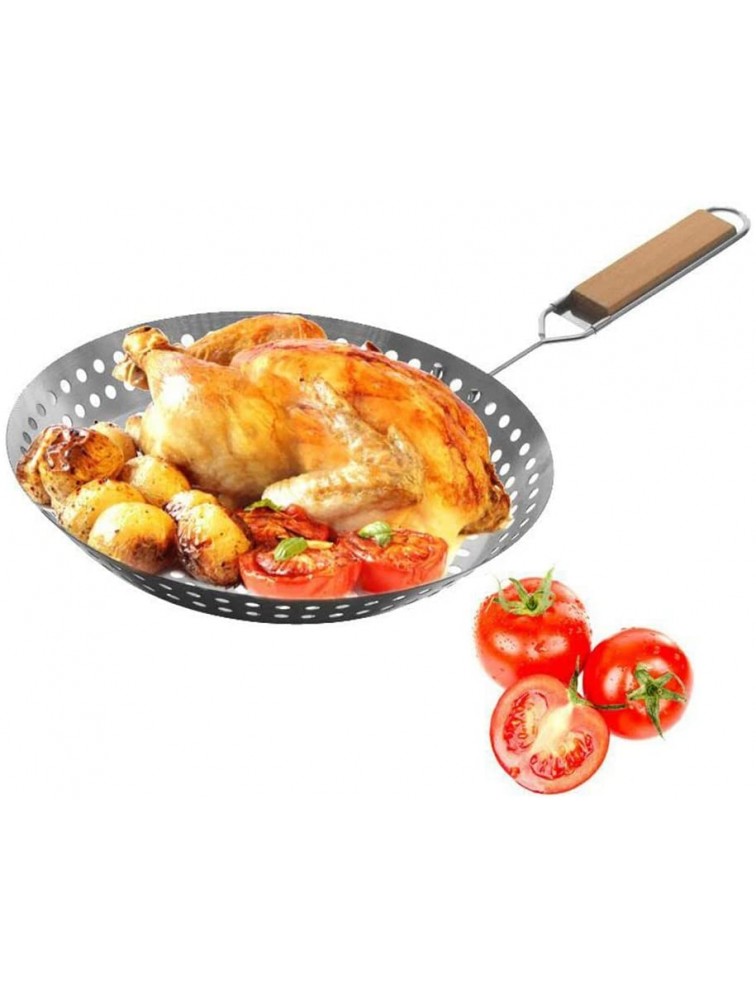 CVLLXS Barbecue Tool Grilled Grilled Rack Circular Vulnerability Barbecue Tray Drying Net Detachable Filter - BTEYM9PTV