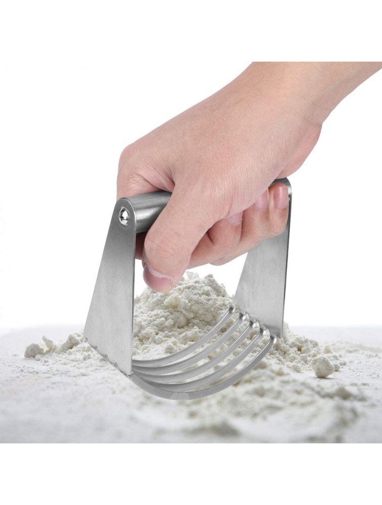 Dough Blender Durable Easy To Operate Pastry Blender Pastry Cutter Stainless Steel Dough Cutter Easy To Clean Dough Mixer for Home Kitchen Baking - BTTXQRCGC