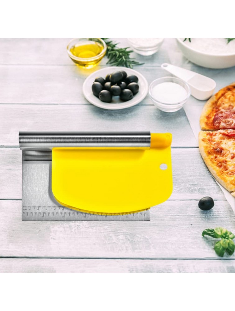 Luxshiny Stainless Steel Dough Cutters 2- in- 1 Pastry Blender Cutter for Pasta Dough Bread Cake Baking Multi- Kitchen Tool - BSI1KKZK0