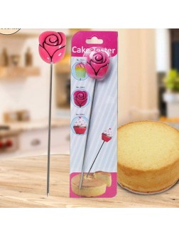 2 Pcs Cake Tester Stainless Steel Cake Testing Probe Needle Sticks Baking Accessory by EORTA for Cake Cupcake Bread Biscuit Muffin Pancake 17.5 CM， Random Color - B2PZ2MIAV