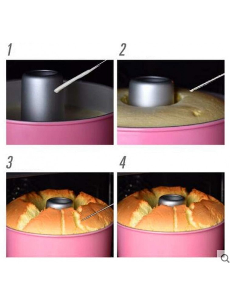 4Pcs Stainless Steel Cake Tester Reusable Metal Cake Testing Needle Sticks Skewer Probe Pin Cake Decorations for Bread Biscuit Muffin Pancake Cake Kitchen Home Baking Tools 2 Styles - B29SUP4CC