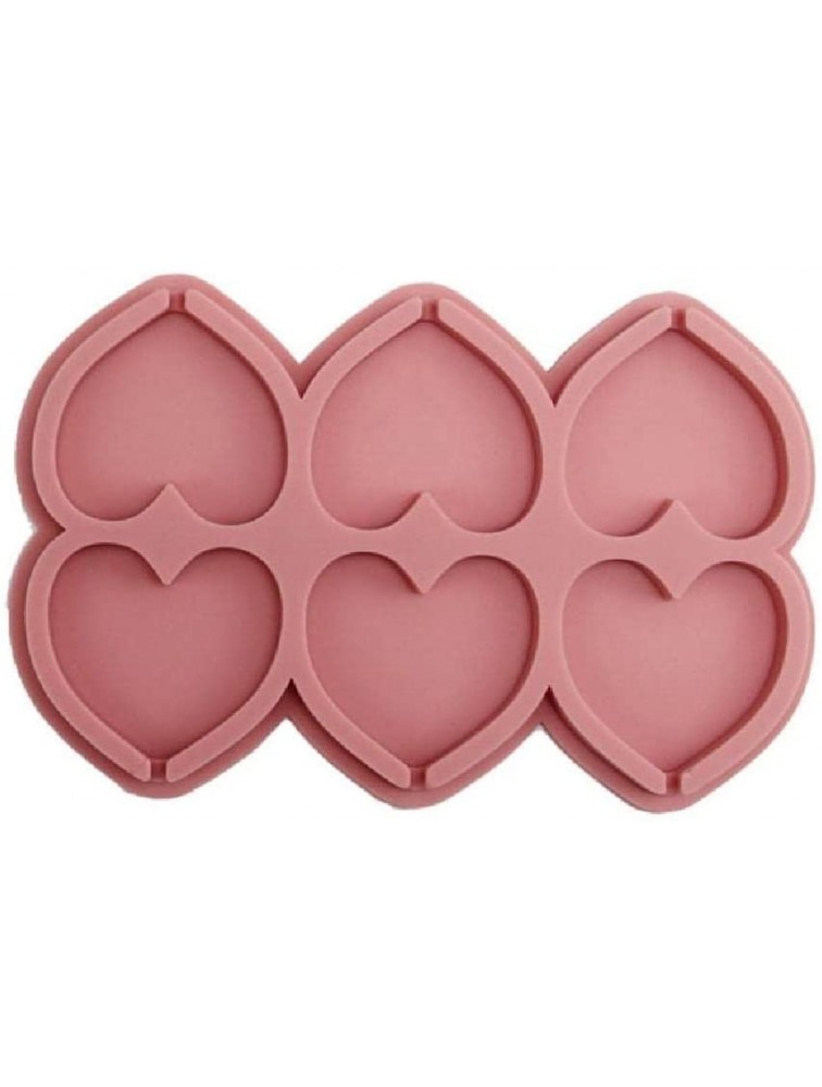 6-Capacity Cartoon Bakeware Tools Sugarcraft Mould Candy Mold Cookies Star Heart Round Shape Decoration Christmas Gift sugarcraft mold - B8E7NZOVE