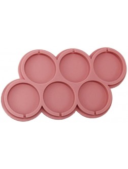 Food-grade Silicone Candy Mould 6-Capacity Sugarcraft Decoration Gift Food-grade Silicone Star Heart Round Shape DIY lollipop molds - BIB1LBVPC