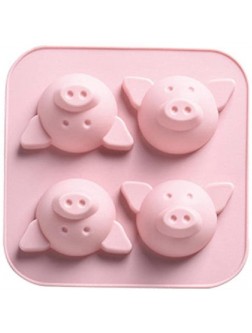 Chocolate Candy Sugar Craft Paste Mold Art Silicone Soap Mold Household Candle Molds DIY Handmade Cute Piggy Shape Gift sugarcraft molds - BZ0X9XX5V