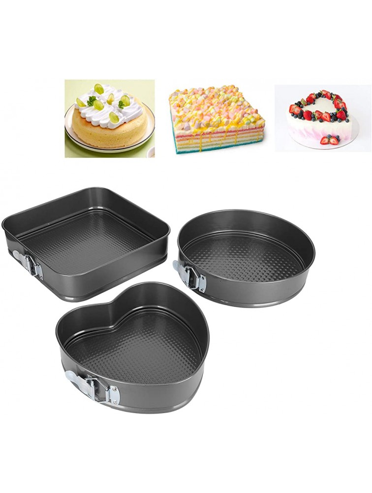 FastUU Baking Tray Cake Mold Non‑Stick Spring Lock for Dessert Shops Coffee Shops Making Round Cakes Home Kitchens Bakeries Cheesecakes Tortes Quiches Bread - B0RVXS311