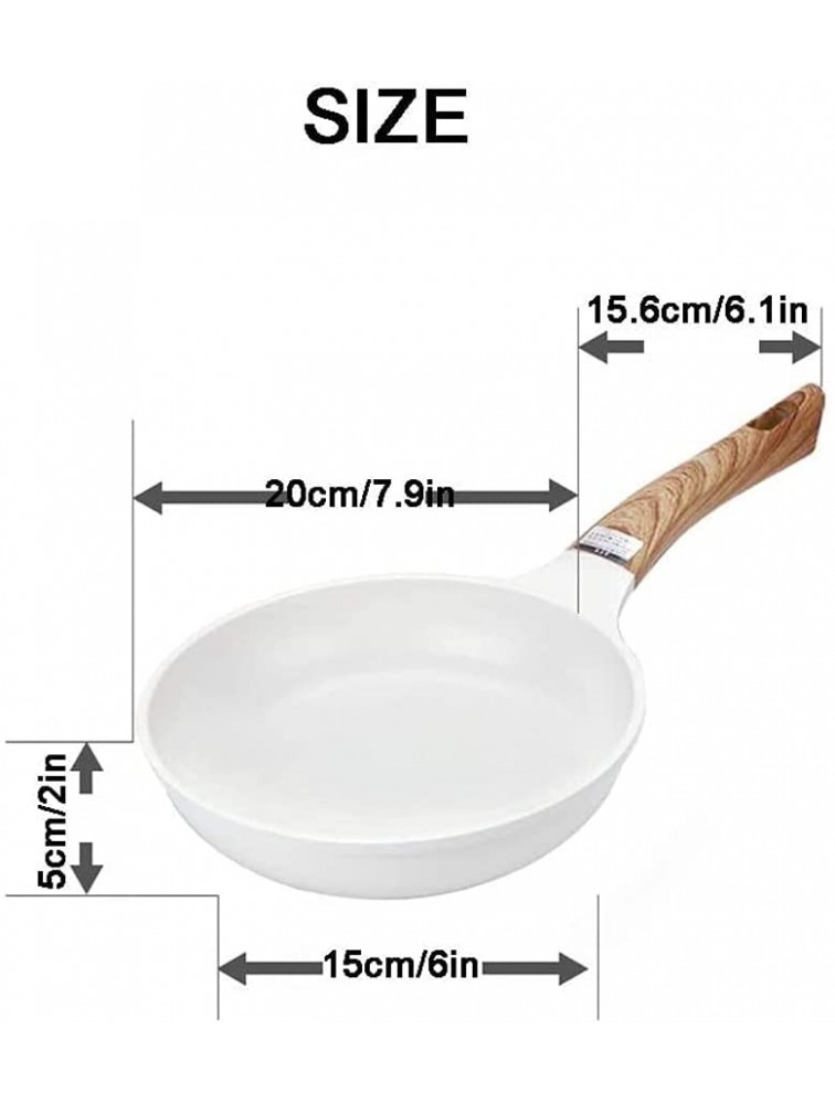 wdpinpan Ceramic Coated Japanese Style Non-Stick Pan,Pancake Pan,Frying Pan,Ergonomic Handle,Even Heat Conduction,Composite Bottom,Easy to Clean,Great for Vegetables and Pancakes - B6IJL5W40