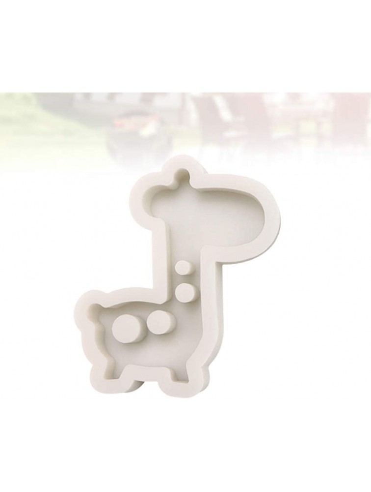 YARNOW Giraffe Silicone Cake Mold Fondant Candy Clay Mould Jungle Animals Craft DIY Mould Baking Cooking Tool Supplies for Chocolate Jewelry Epoxy Resin White - B32BGI5PZ