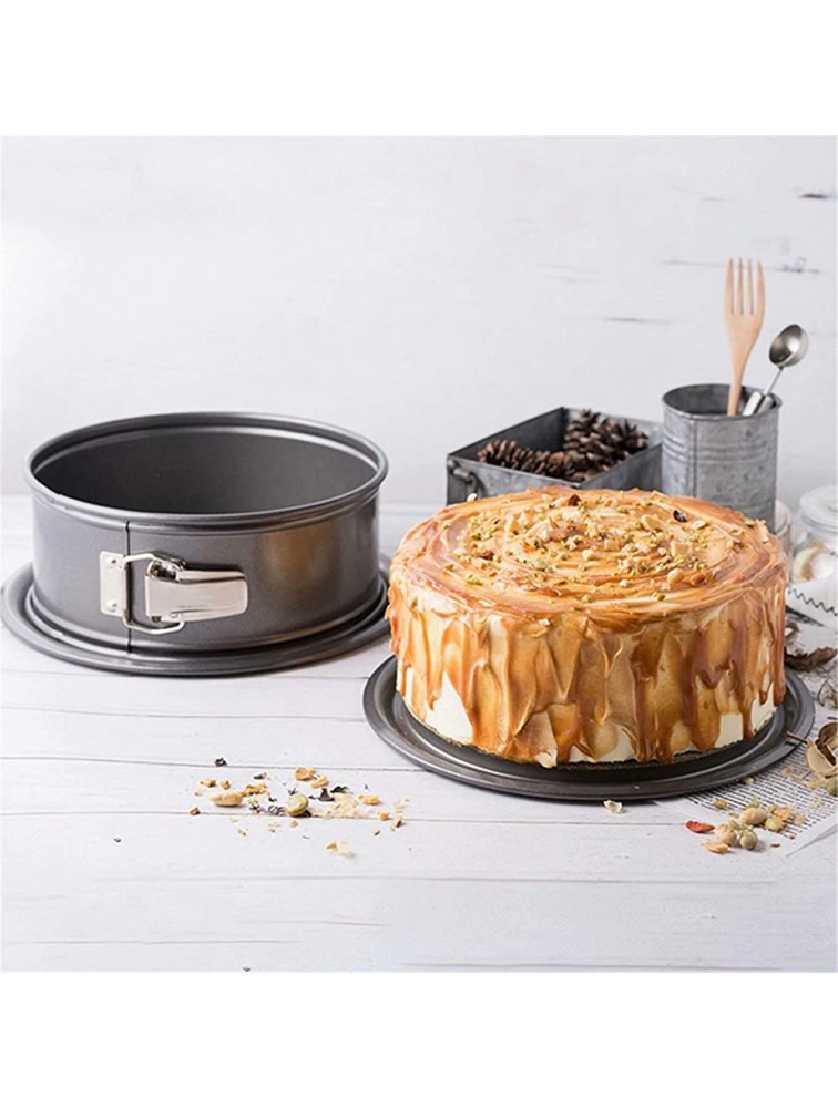 7 Inch Cake Mould Non-stick Cheesecake Pan with Removable Bottom Quick Release Latch Leakproof Round Cake Pan for Home Cake Shop Restaurant - BGZ77H0DC