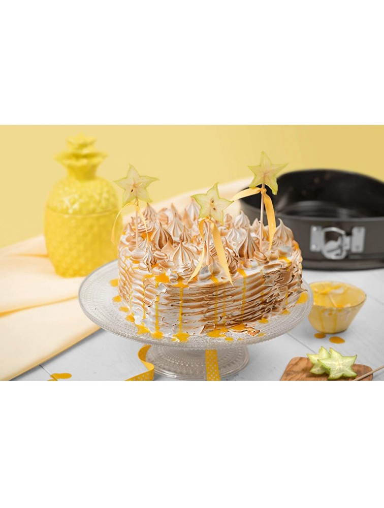 KAISER Cake Springform Pan Heart-Sized 25 x 26 x 7 cm Classic Good Non-Stick Coating Even Browning Through Optimal Heat Conduction with Recipe Booklet - BV9OHY4KV