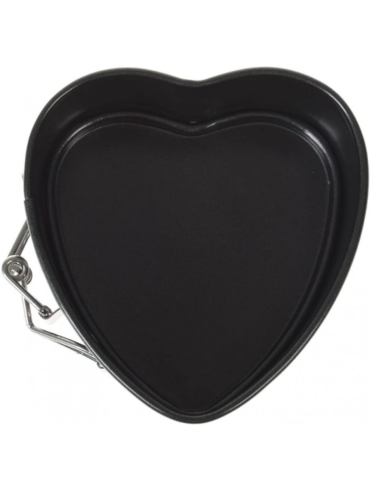 NUOMI Springform Cake Pan 4.3 Non-stick Cheesecake Pan Heart-shaped Bakeware with Removable Smooth Bottom - BE5R4AGQY