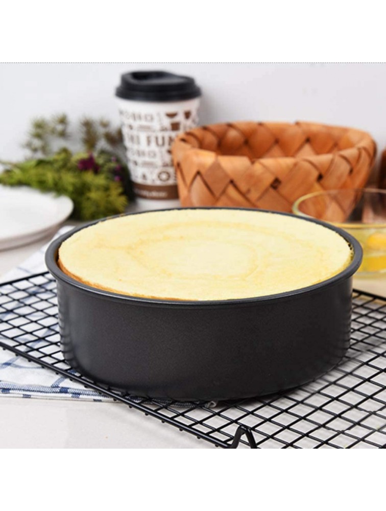 Round Cake Pan 8 inch Non-stick Springform Pan with Removable Bottom Round Baking Mould Cake Mold Bread Model Baking Pan Bakeware Tool for Oven and Instant Pot Baking - BGO1C59ZC