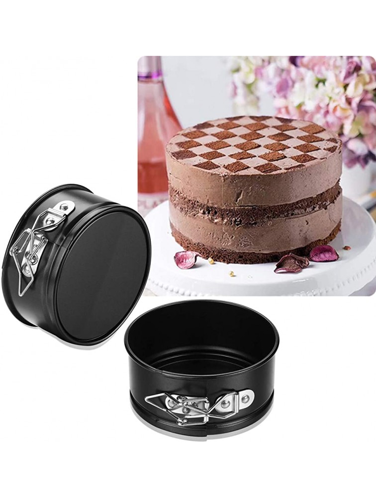 XINGDA Springform Pan Set of Non-stick Cheesecake Pan Leakproof Round Cake Pan Set Includes 7 Springform Pan Icing Spatula and Icing Smoother 7 Inch Springform - BXDJGBPAV
