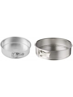 Zenker Tin Plated Steel Springform Pan 8-Inch and 10-Inch 2-Pieces Set - B2YRDWFCM
