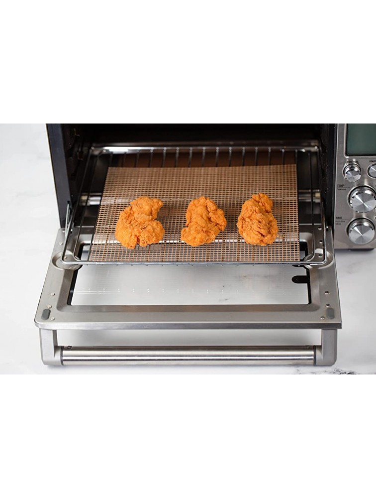 Cooks Innovations Copper Toaster Oven Crisper & Liner Set Crisper Sheet and Liner each 9 x 11 100% Non-Stick - B4F9K3SW3