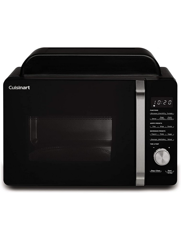 Cuisinart Black AMW-60 3-in-1 Microwave AirFryer Oven & G & S Metal Products Company OvenStuff Personal Size 6-Piece Toaster Oven Set-Non-Stick Baking Pans Silver - BJAQN4KOF