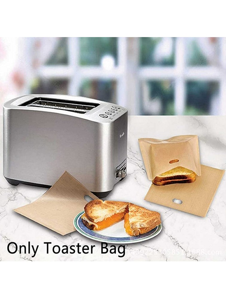 XFY 25pcs Reusable Toastie Bags Non Stick Teflon Toaster Bag for Toast Sandwich Snacks Microwave Grill Toaster Washable Easy to Clean Large - B3DHF0BAG