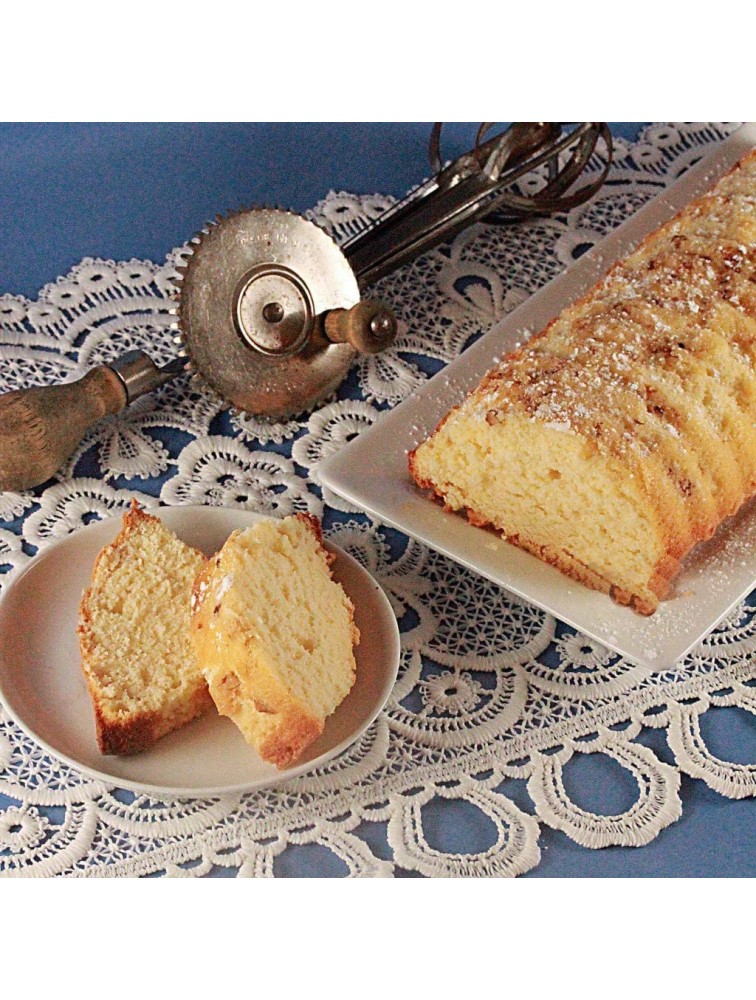 Almond Cake Pan and Bethany Housewares Tray Set - BPJJL8GSM