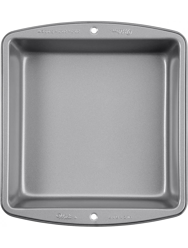 Wilton Recipe Right 8-Inch Non-Stick Square Cake Pans Multipack of 2 - BWDDTCMKT