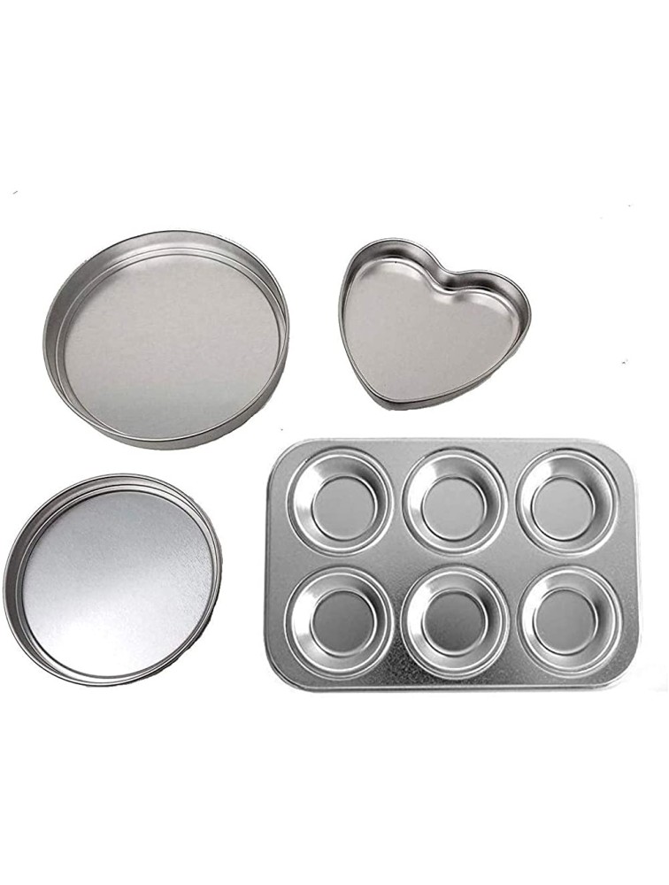 4 Pan Kit to fit Easy bake ovens  Heart Pan 2 Round Pans - BDS5BWODL