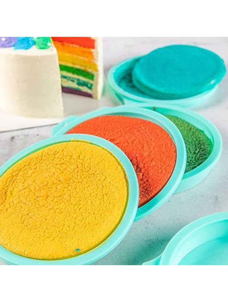 HYGJ Lovestia Cake Pan 6 Inch Round Silicone Non-Stick Bakeware Pan Reusable Food-Grade Baking Mold Set of 4 for Festival Cake Baking BPA Free Pink AHKIT04000820 - BD3ZGWJPQ